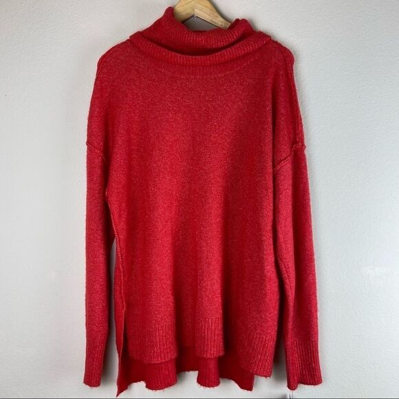 Bar III- Becca Tilley x Turtleneck High-Low Sweater - Picture 3 of 9